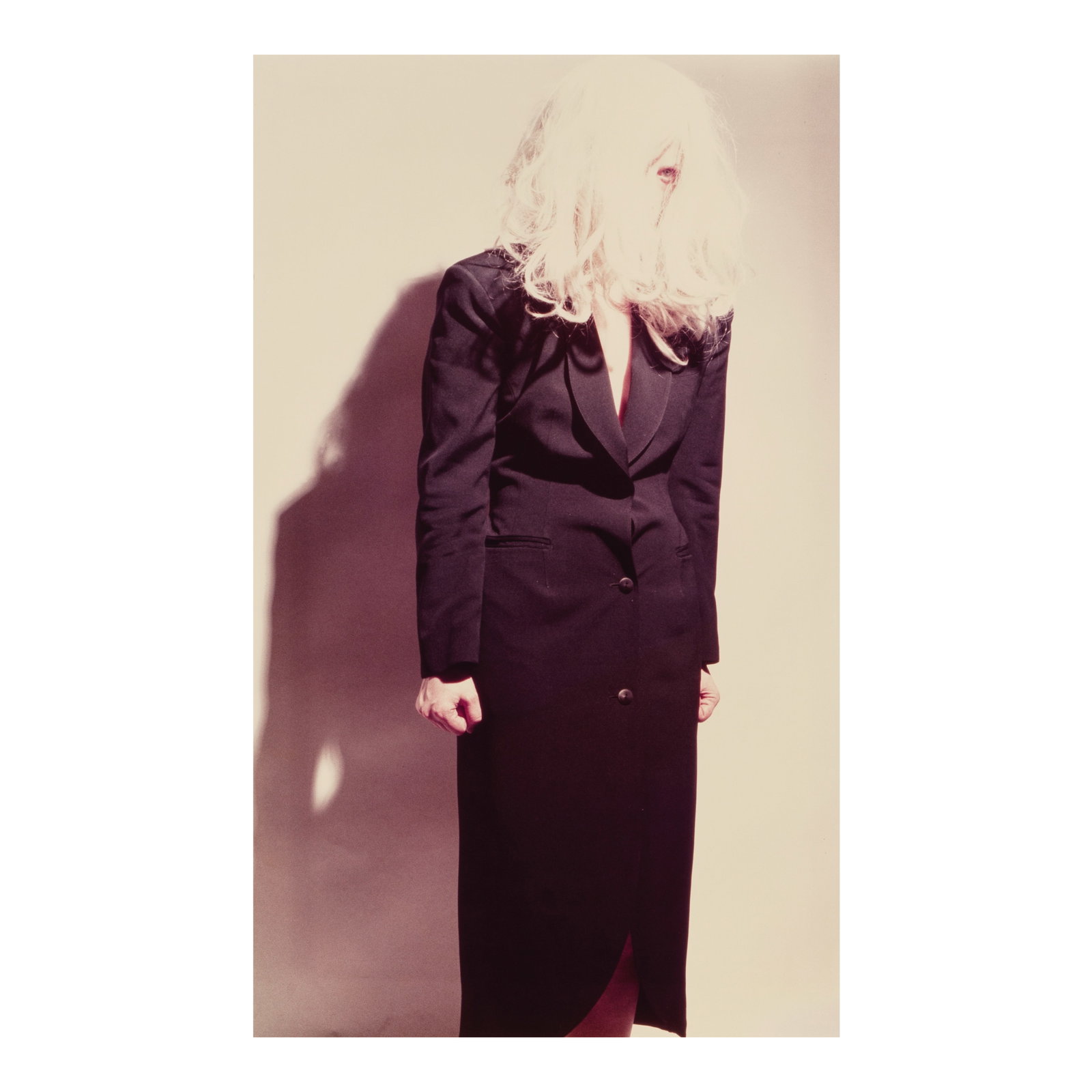 CINDY SHERMAN (BORN 1954); Untitled #122;: CINDY SHERMAN (BORN 1954) Untitled #122, 1983 Chromogenic print; mounted, two Metro Pictures labels, one signed, dated, and editioned '6/18' in ink, and a Philadelphia Museum of Art exhibition loan la