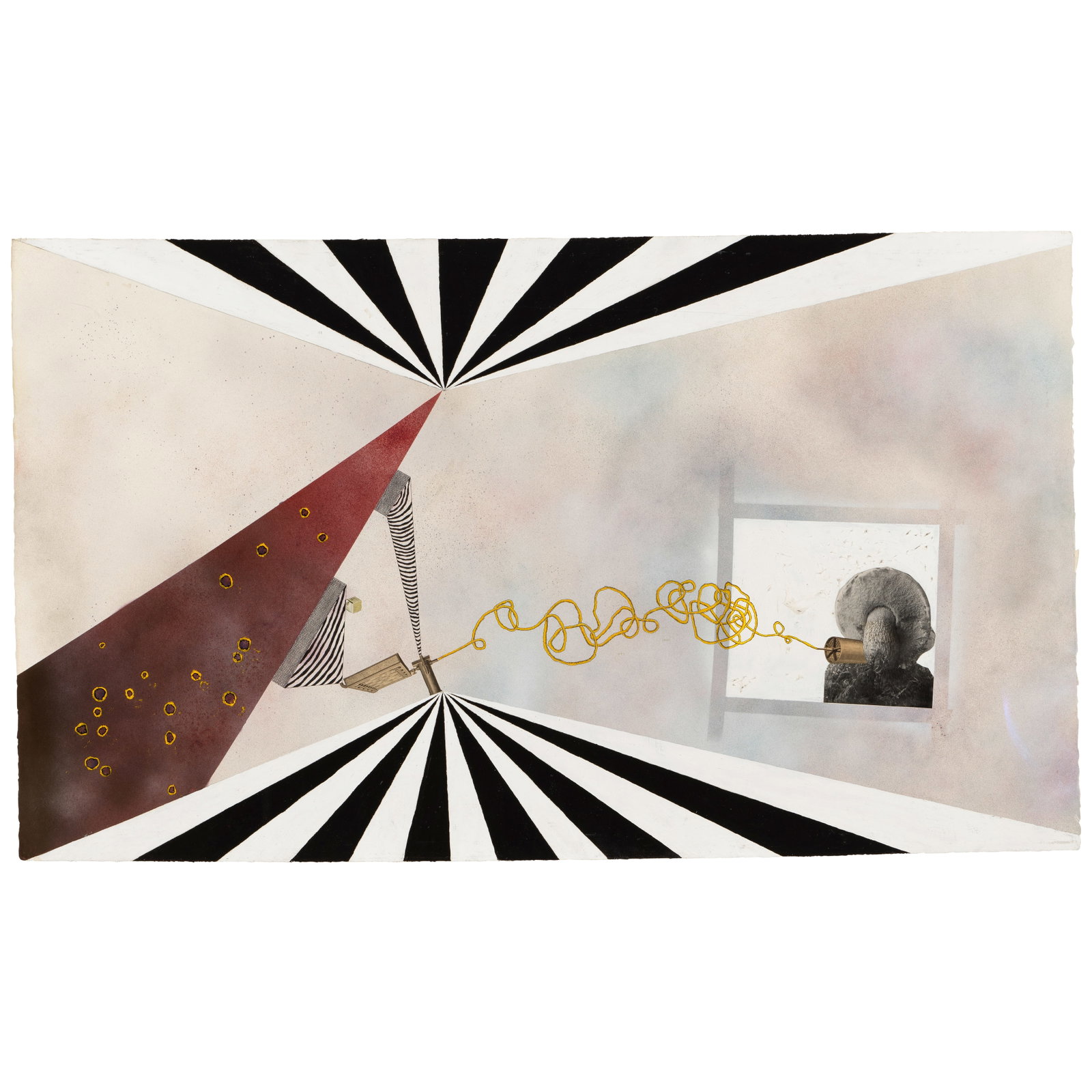 DIANE KEATON (AMERICAN, 1946-2025): TWO FRAMED MIXED MEDIA COLLAGES (1 of 1)