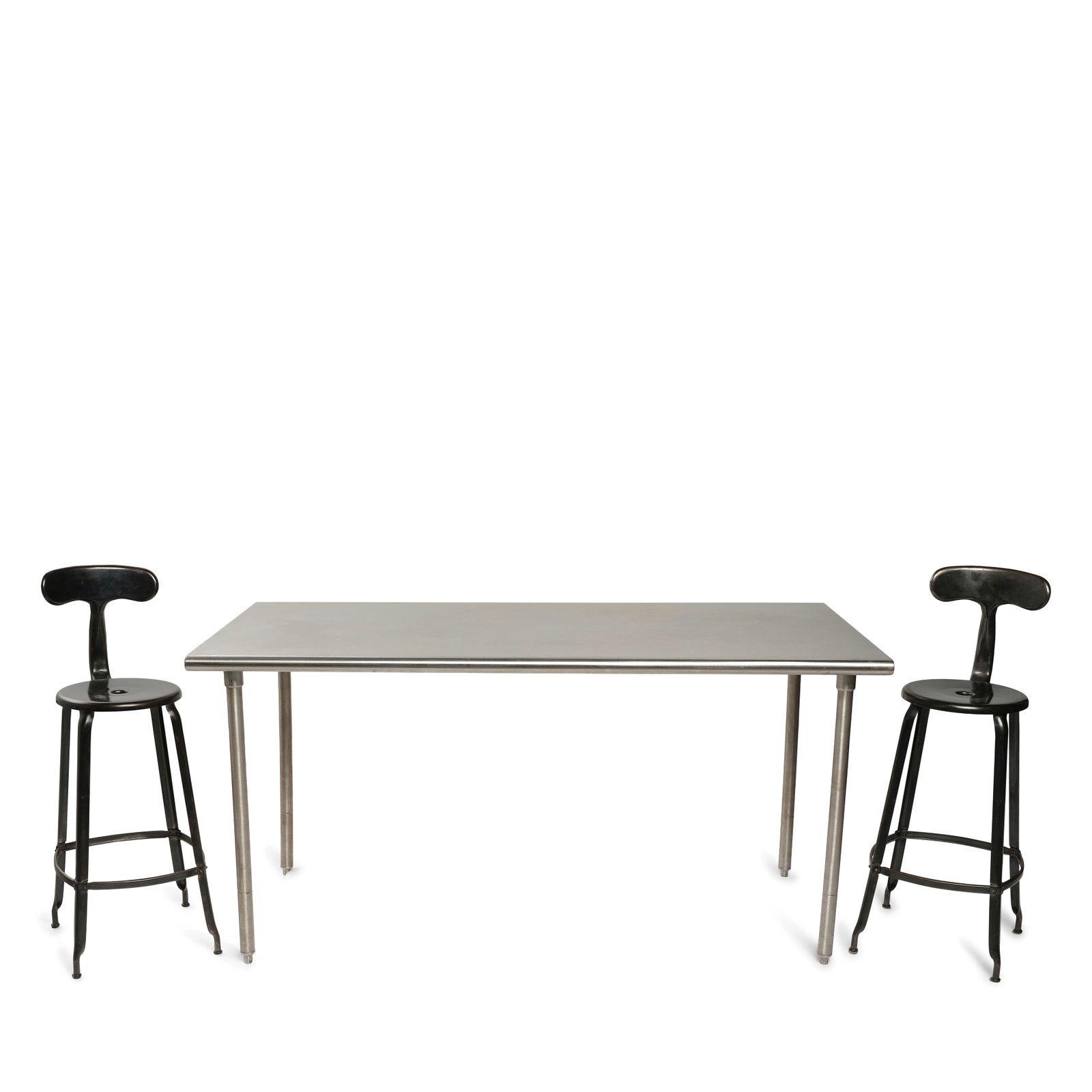HER METAL WORK TABLE WITH TWO CHAIRS (1 of 1)