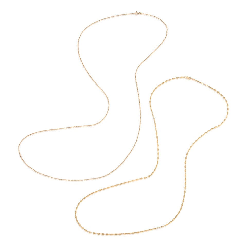 TWO 14K GOLD CHAINS (1 of 2)