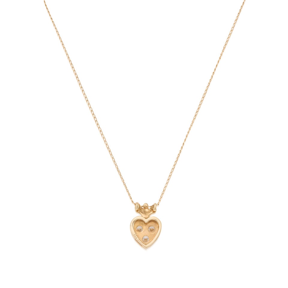 14K GOLD AND DIAMOND PENDANT NECKLACE - 2