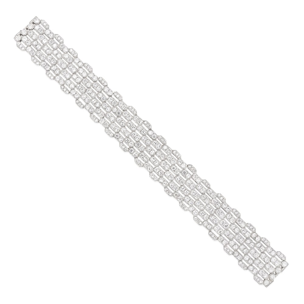 CHARLES HOLL: ART DECO DIAMOND BRACELET, CIRCA 1925 (1 of 1)
