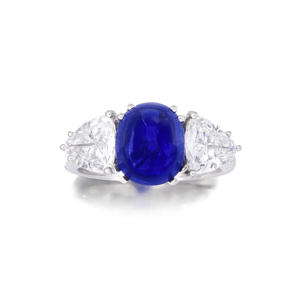SAPPHIRE AND DIAMOND RING (1 of 1)