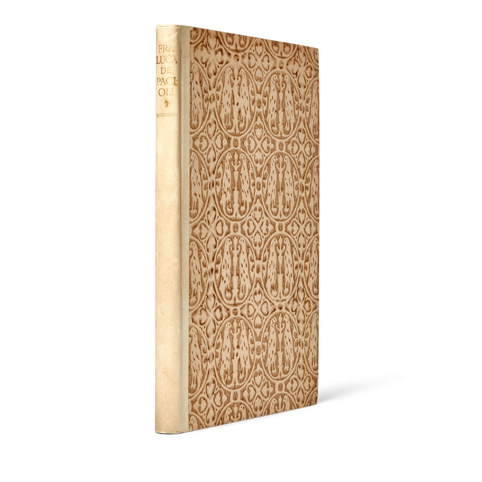 Designed by Bruce Rogers. MORISON, STANLEY (1889-1967) & LUCA DE PACIOLI (c. 1447-1517). Fra Luc... - 2
