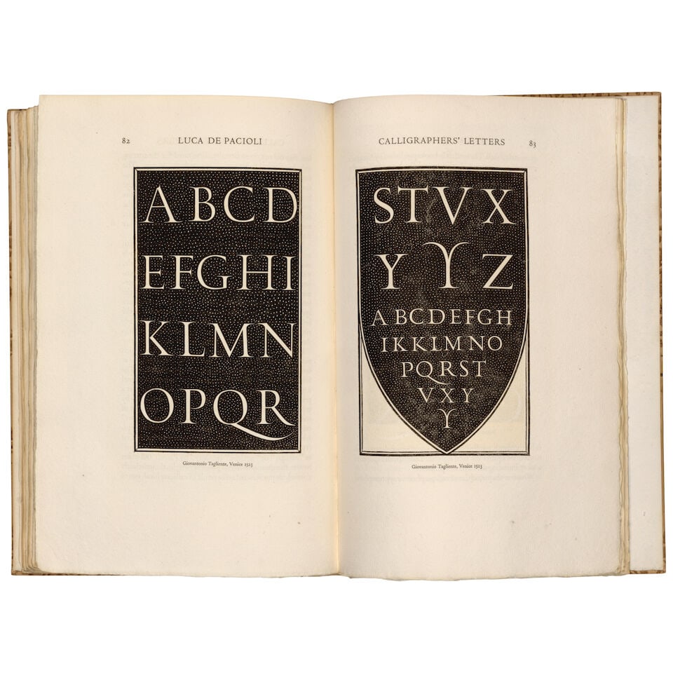 Designed by Bruce Rogers. MORISON, STANLEY (1889-1967) & LUCA DE PACIOLI (c. 1447-1517). Fra Luc... - 3