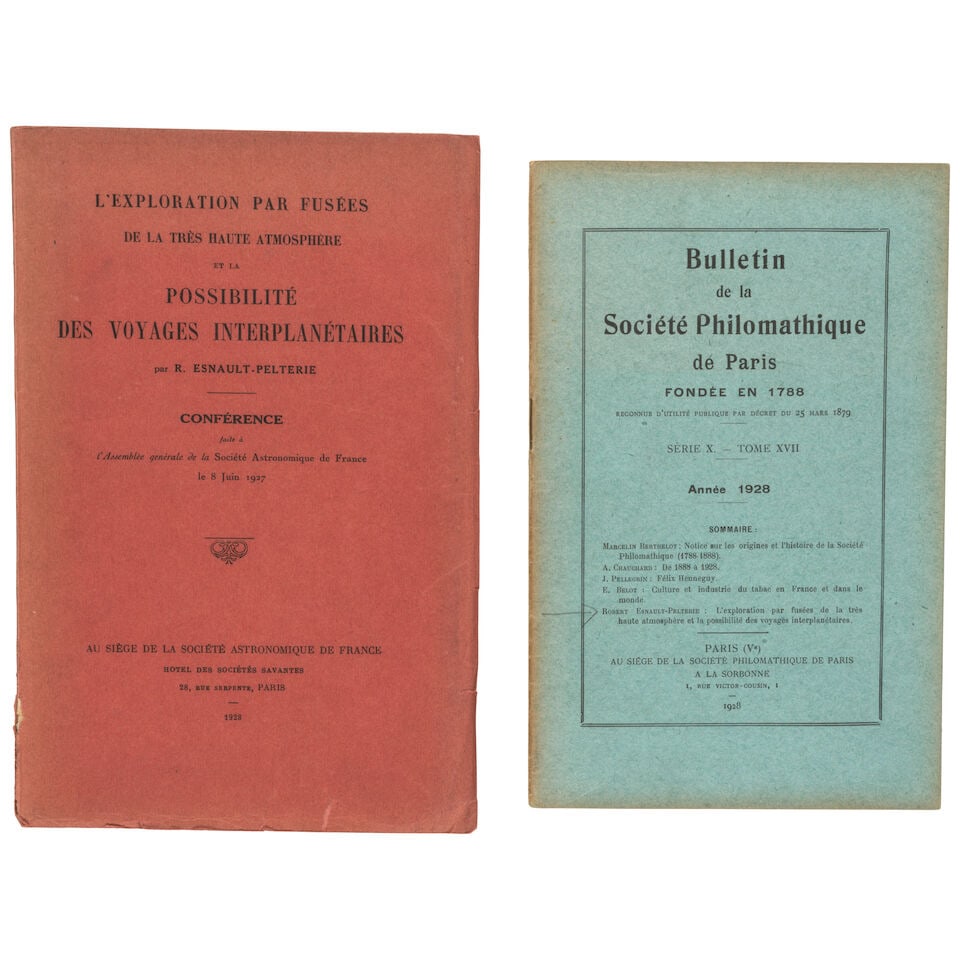 Inscribed by the Author. ESNAULT-PELTERIE, ROBERT (1881-1957). L'Exploration par fusées de ... - 2