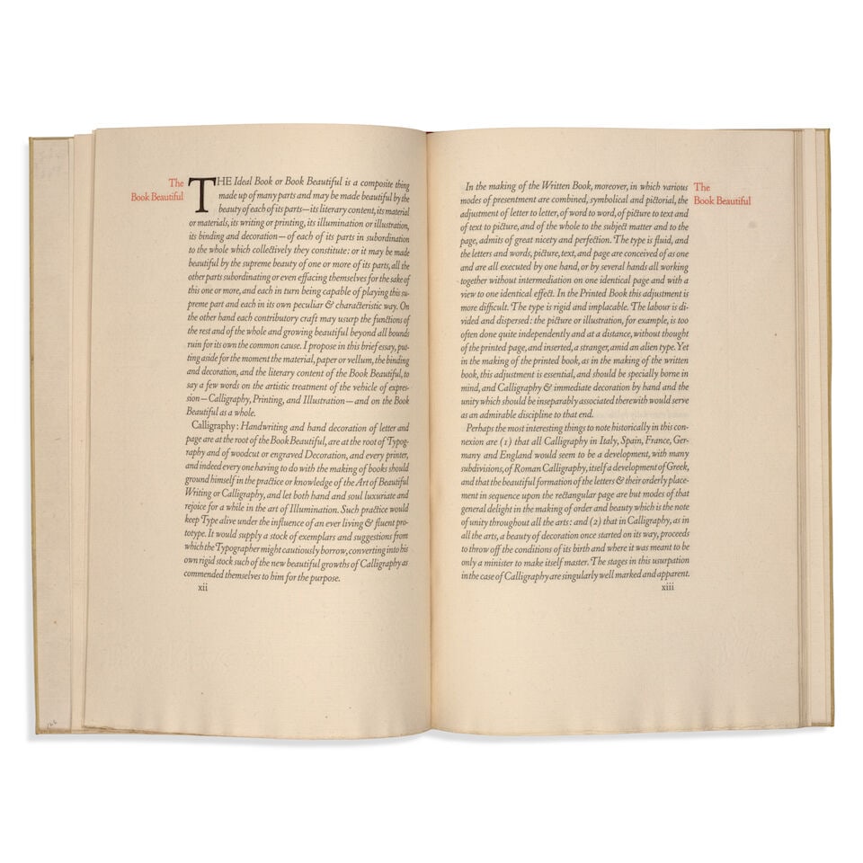 POLLARD, ALFRED W. (1859-1944), EDWARD JOHNSTON, & T.J. COBDEN-SANDERSON. Cobden-Sanderson and t... - 2