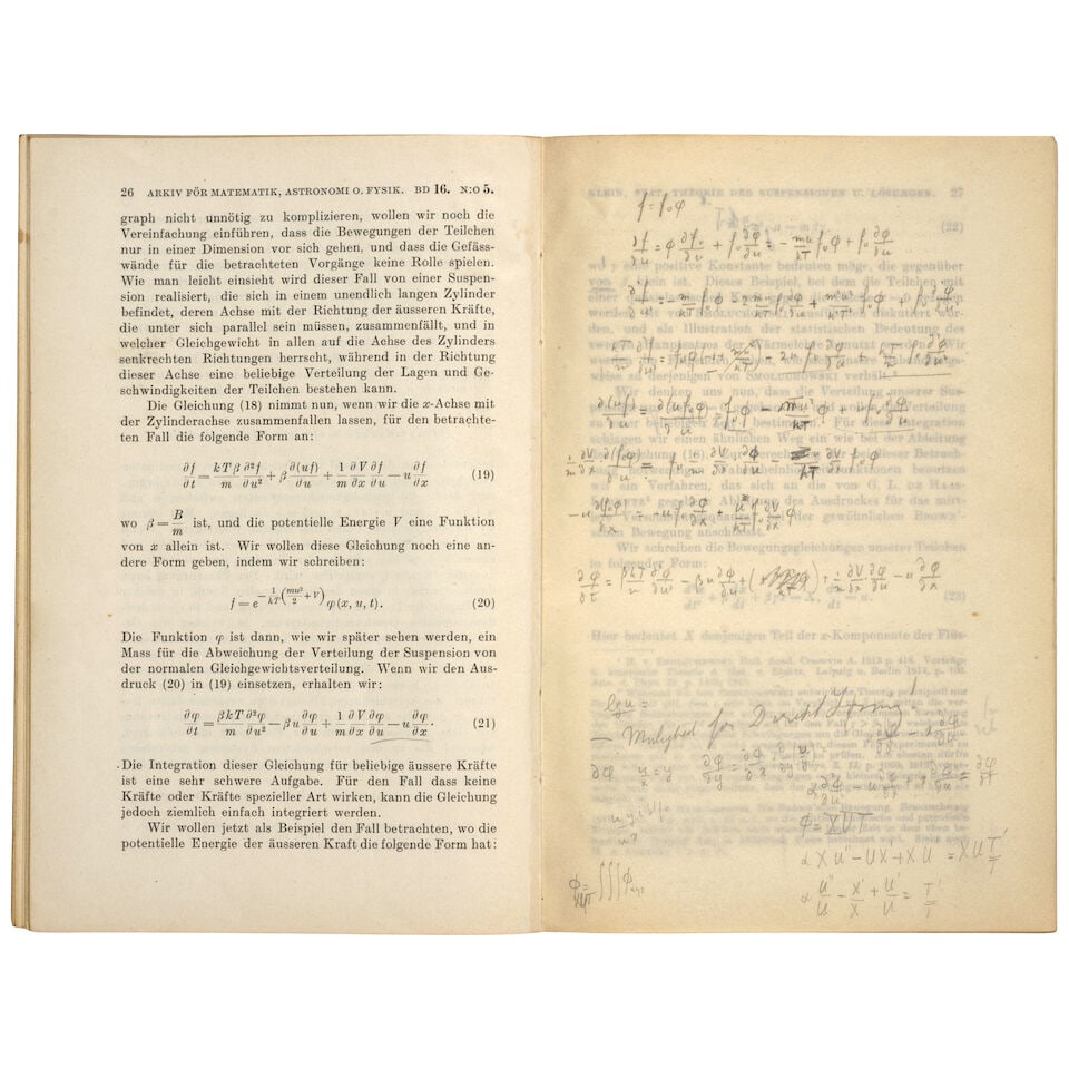 Klein, Oskar (1894-1977). Zur statistischen Theorie der Suspension und Lösungen. Inaugural-... - 3