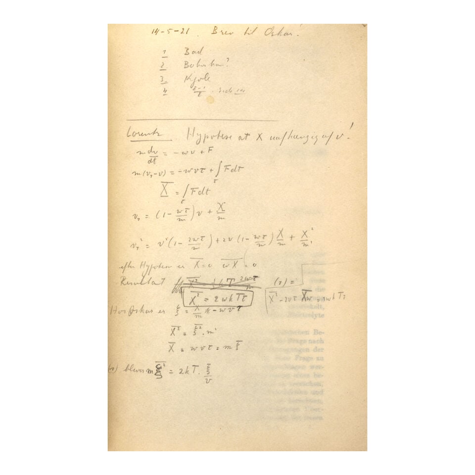 Klein, Oskar (1894-1977). Zur statistischen Theorie der Suspension und Lösungen. Inaugural-... - 4