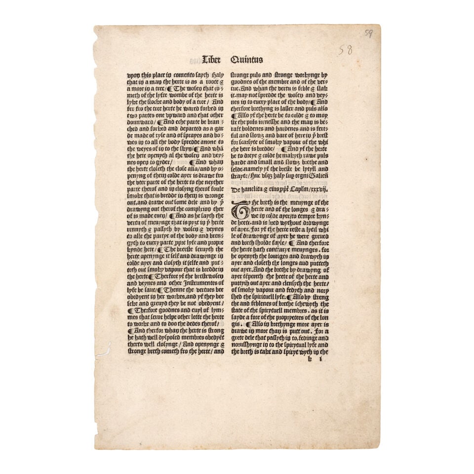 [LEAF BOOK - WYNKYN DE WORDE]. Three Lions and the Cross of Lorraine: Bartholomaeus Anglicus, Jo... (1 of 4)