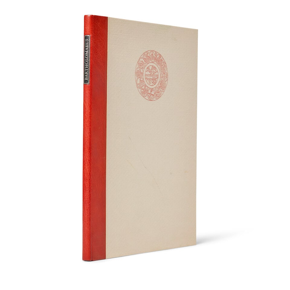 [LEAF BOOK - WYNKYN DE WORDE]. Three Lions and the Cross of Lorraine: Bartholomaeus Anglicus, Jo... - 2
