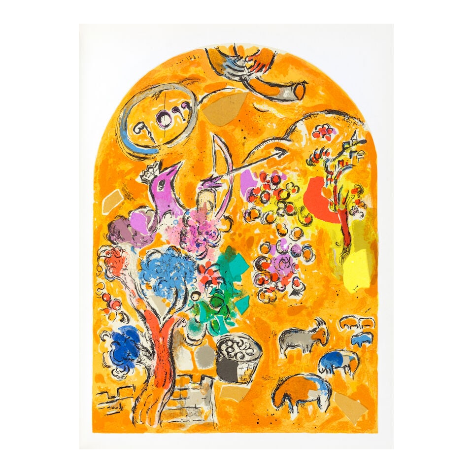 Chagall, Windows CHAGALL, MARC (1887-1985) & JEAN LEYMARIE. The Jerusalem Windows. New York: Geo... - 3