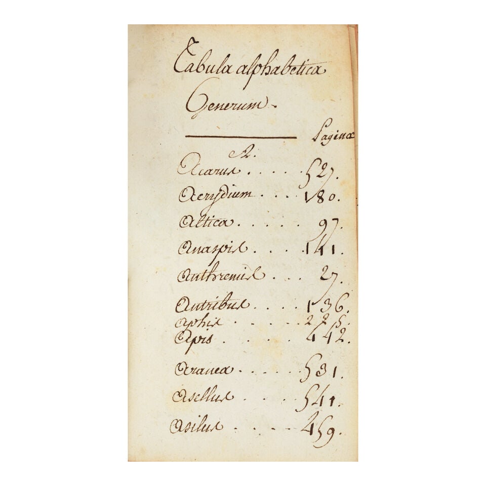 A major contribution to systematic entomology. FOURCROY, ANTOINE FRANCOIS DE. (1755-1809). Entom... - 3
