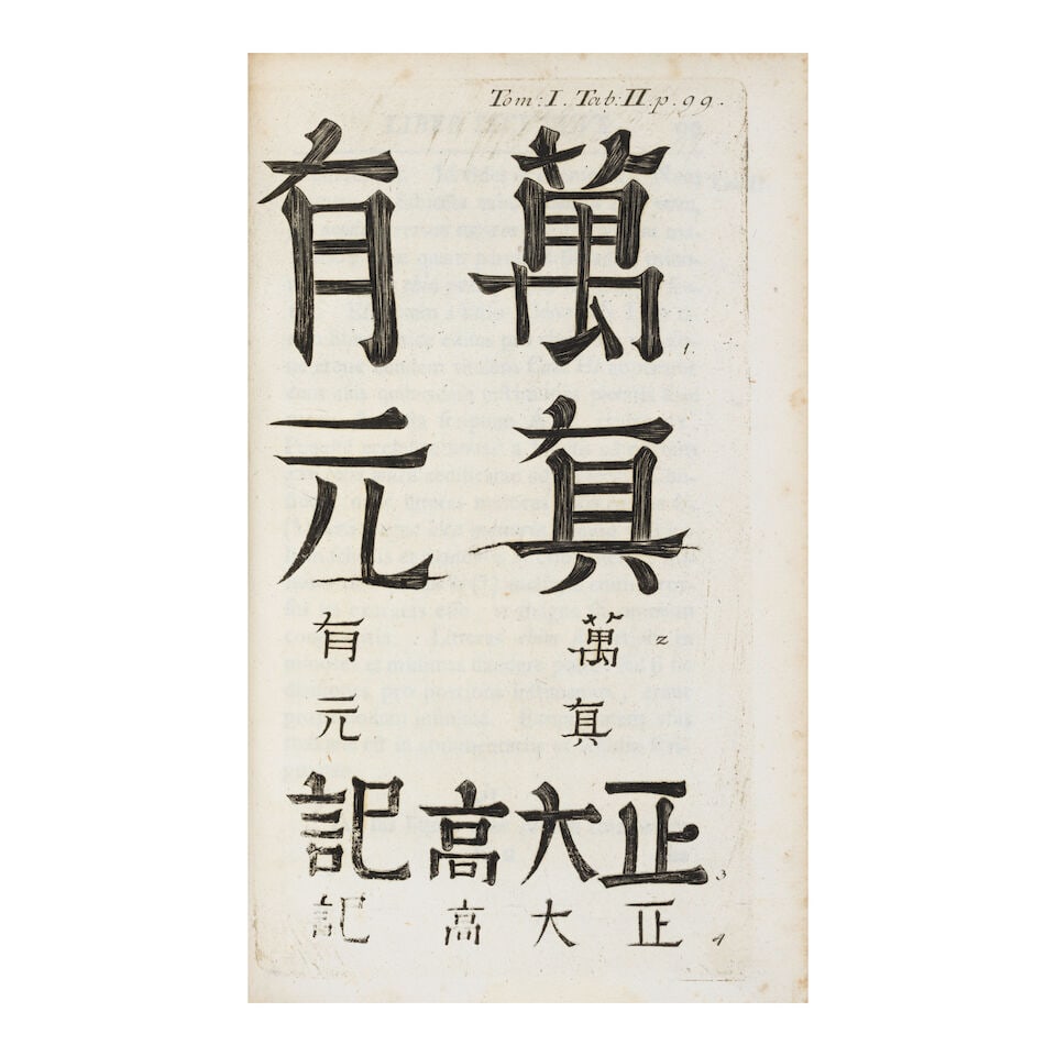 The First Book on the Chinese Language Published in Europe. BAYER, THEOPHILUS [GOTTLEIB] SIEGFRI...: The First Book on the Chinese Language Published in Europe. BAYER, THEOPHILUS [GOTTLEIB] SIEGFRIED. 1694-1738. Museum sinicum in quo Sinicae linguae et litteraturae ratio explicatur. St. Petersburg: