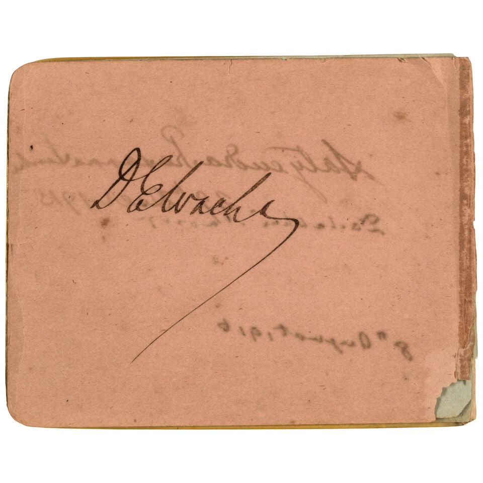 Autograph book and Report from the Thirtieth Indian National Congress, featuring the signatures ... - 2