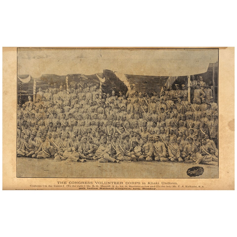 Autograph book and Report from the Thirtieth Indian National Congress, featuring the signatures ... - 4