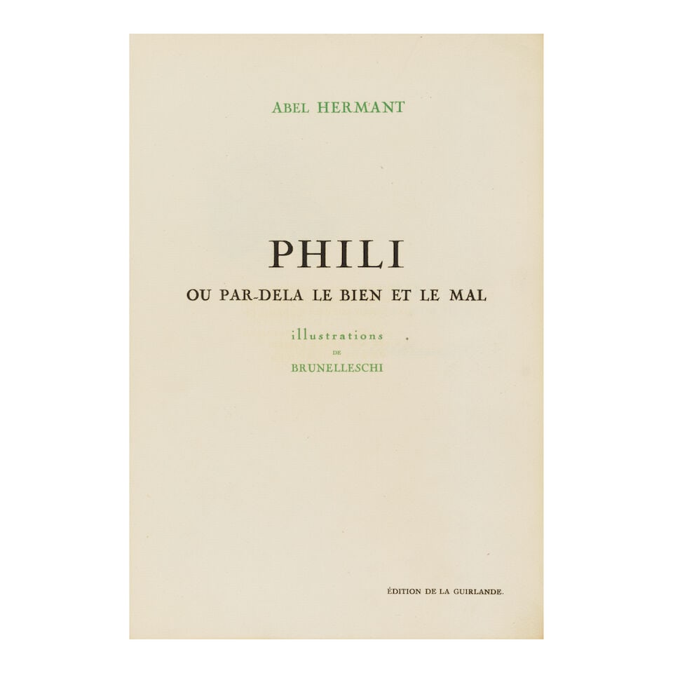 Widely considered one of the loveliest books of the Art Deco period. HERMANT, ABEL. 1862-1950. ... - 4