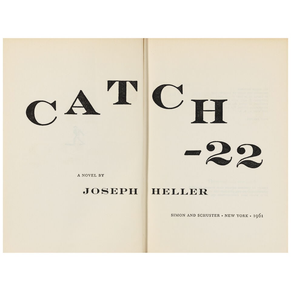 HELLER, JOSEPH. 1923-1999. Catch-22. New York: Simon & Schuster, 1961. - 3