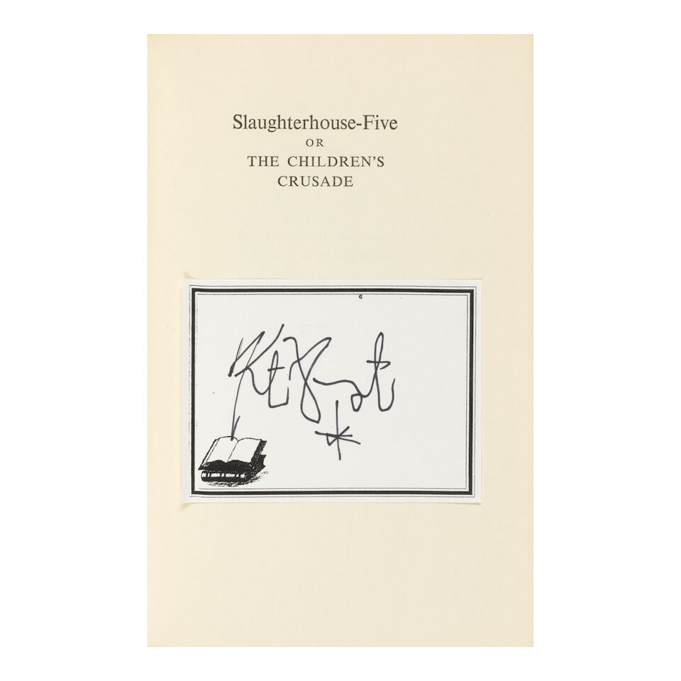 VONNEGUT, KURT. 1922-2007. Slaughterhouse-Five or The Children's Crusade. [New York]: A Seymour... - 2