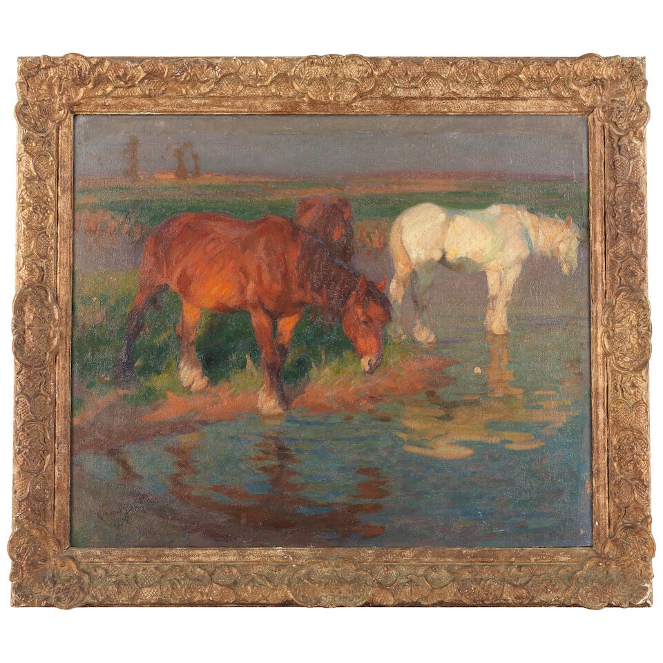 Arnesby Brown (British, 1866-1955) Study for The Labourers - 2