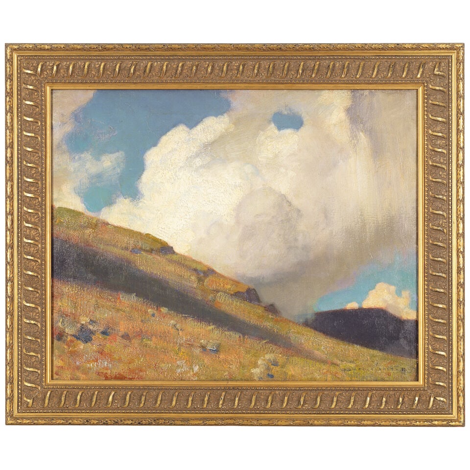 Harold Speed (British, 1872-1957) Skyscape near Highforce, Teesdale - 2