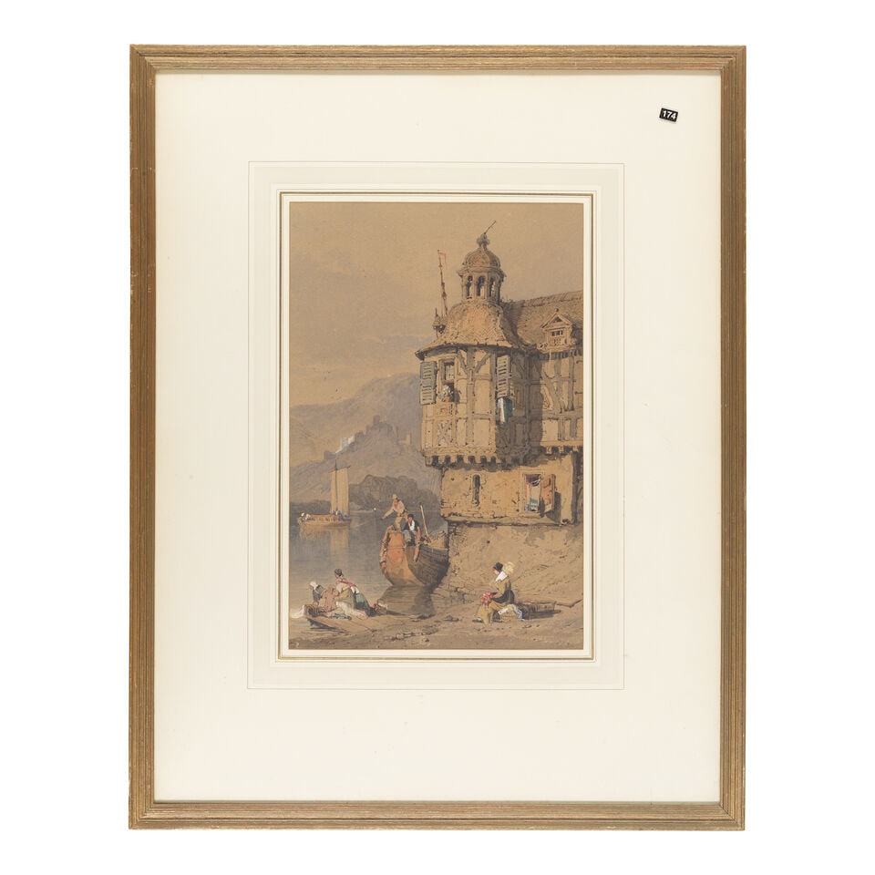 Samuel Prout FSA, OWS (British, 1783-1852) A group of five views, including Antwerp and Rheims - 2
