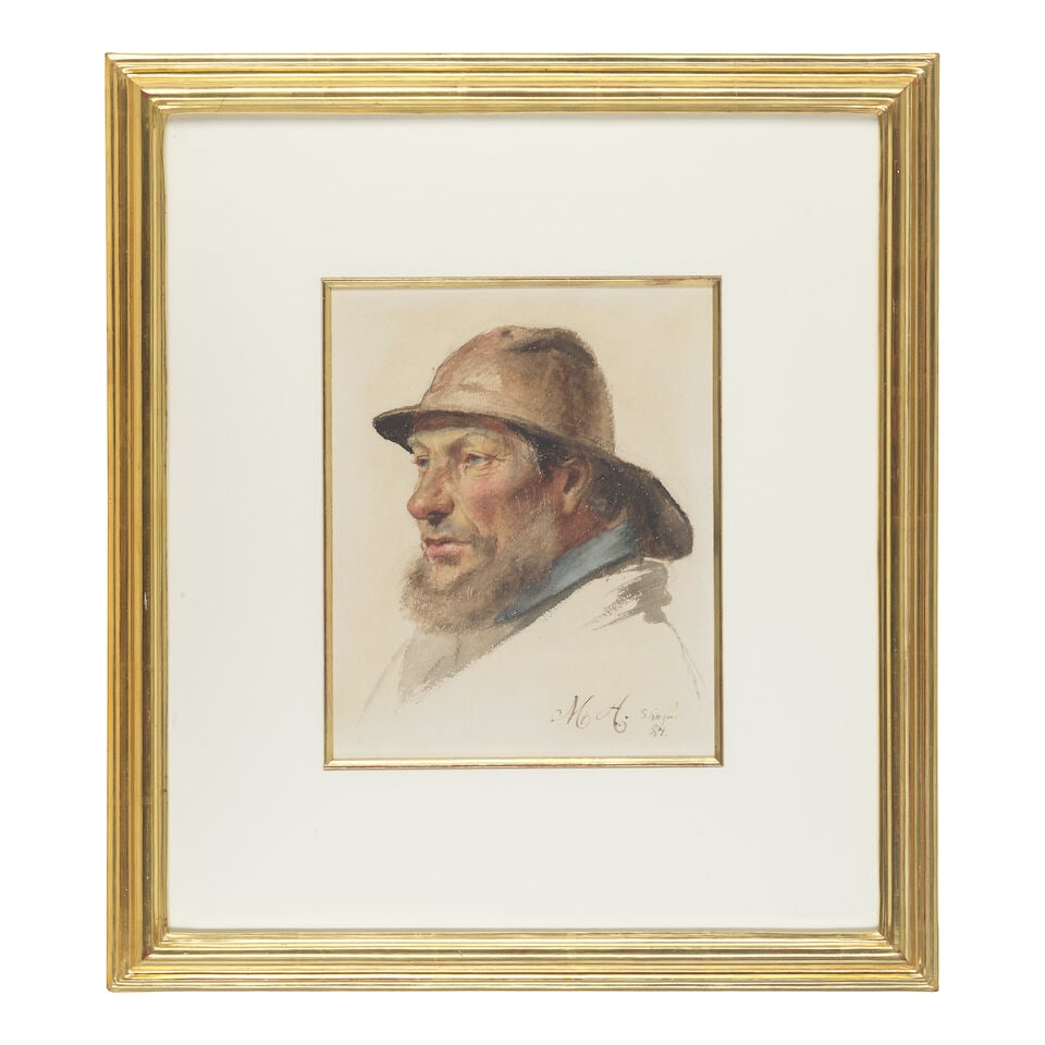 Michael Peter Ancher (Danish, 1849-1927) Portrait of a fisherman - 2