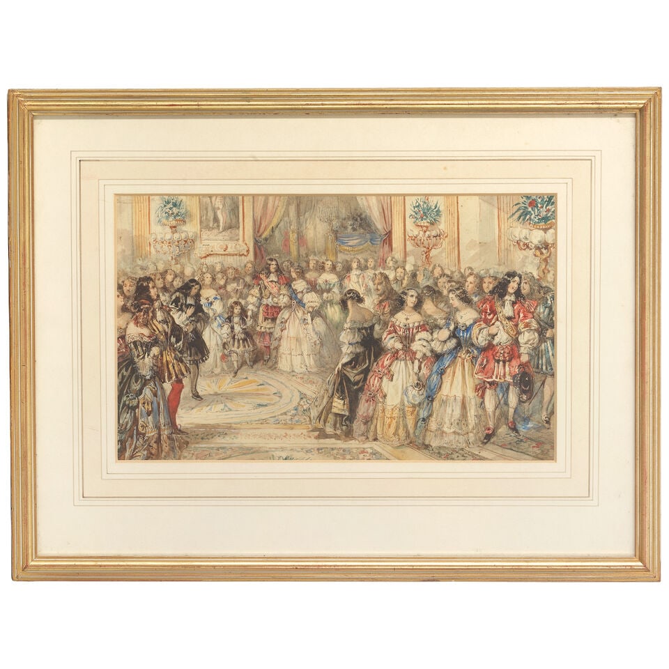 Eugène Louis Lami (French, 1800-1890) The Stuart Ball, Buckingham Palace, 13 June 1851 - 2