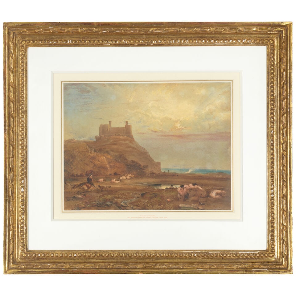 Anthony Vandyke Copley Fielding POWS (British, 1787-1855) Harlech Castle - 2