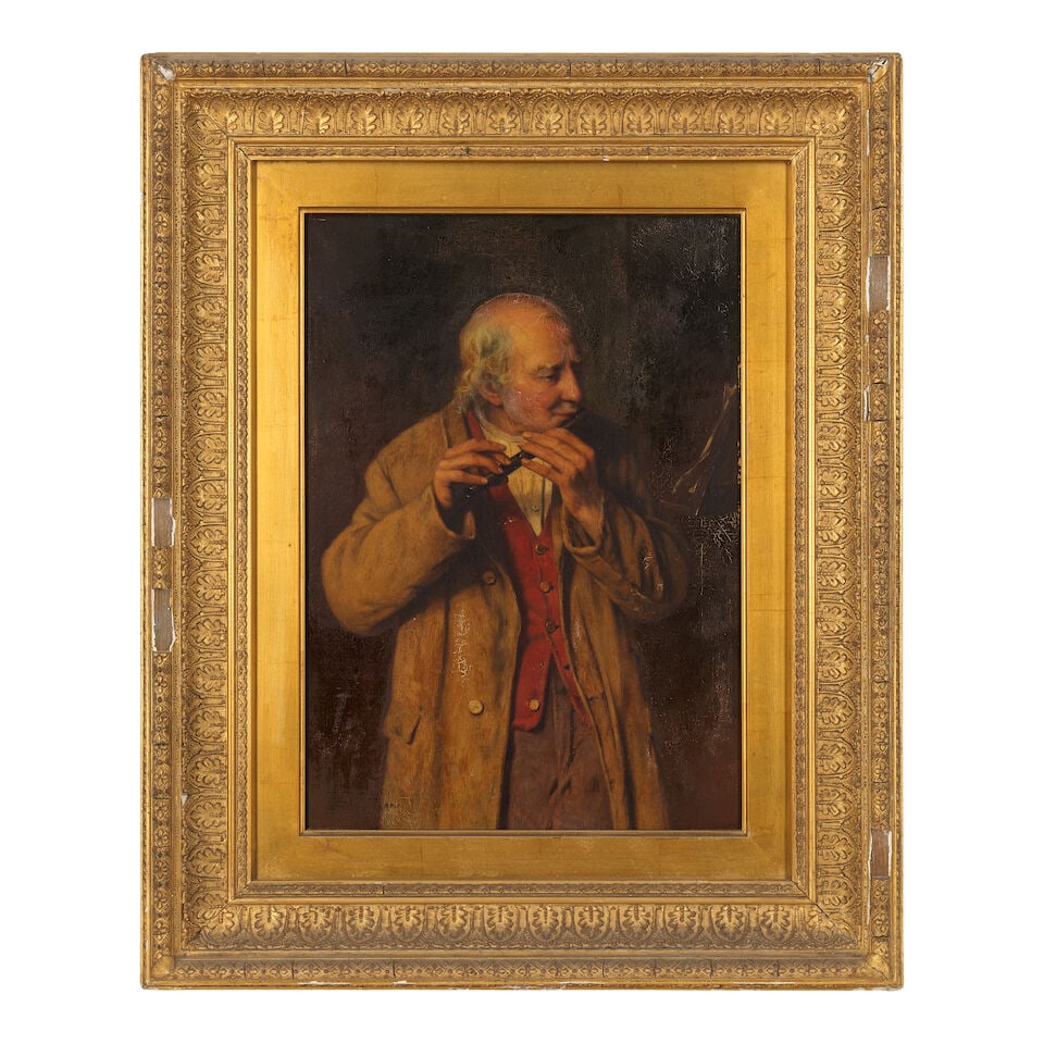 Charles Spencelayh, RMS, HRBSA (British, 1865-1958) The solo - 2