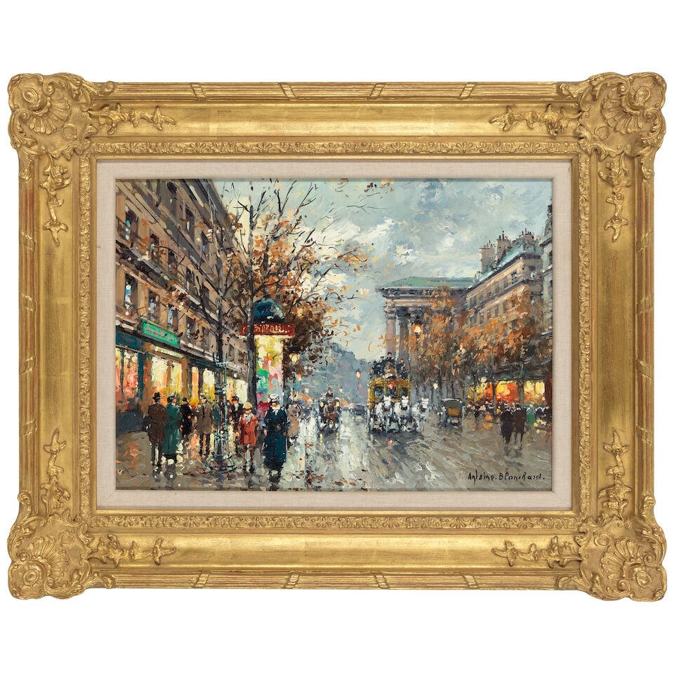 Antoine Blanchard (French, 1910-1988) Autumn in Paris - 2