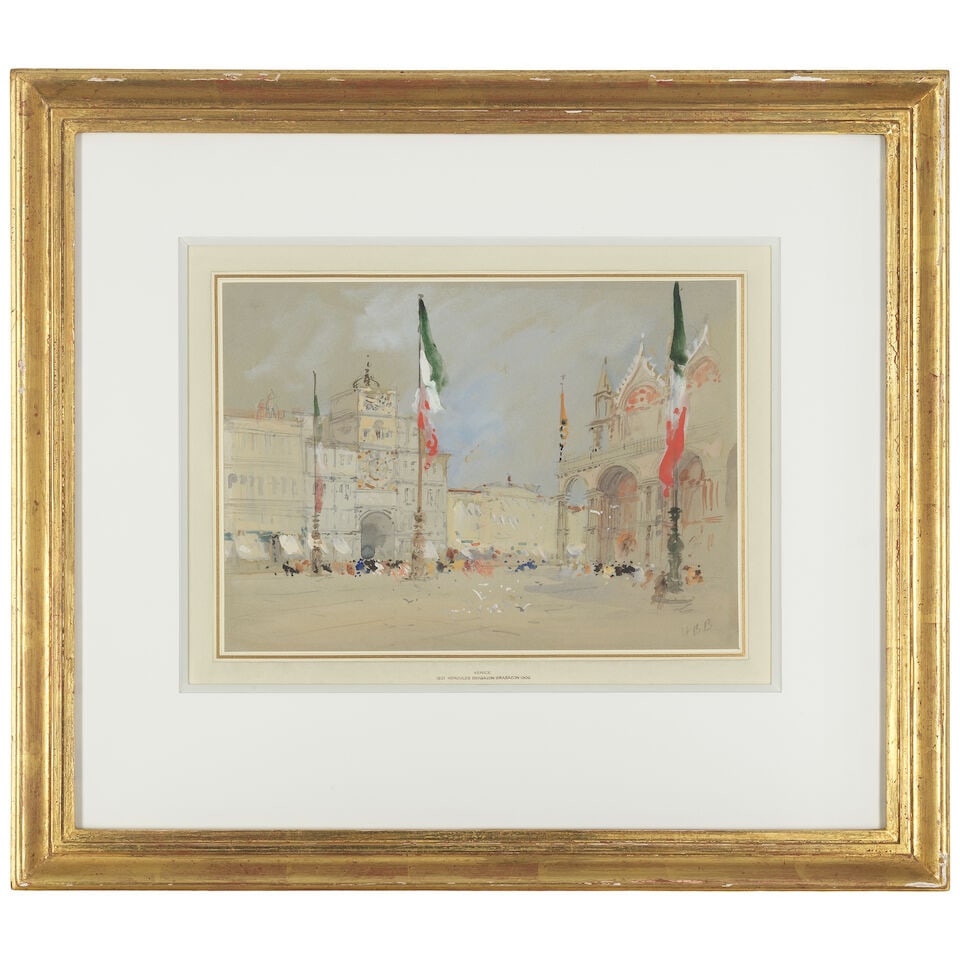 Hercules Brabazon Brabazon (British, 1821-1906) St Mark's Square, Venice - 2