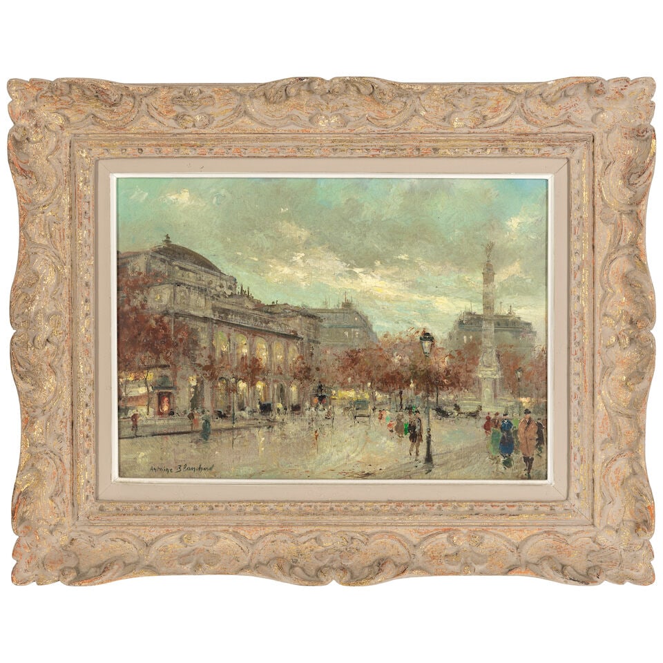 Antoine Blanchard (French, 1910-1988) Place du Châtelet, Paris - 2