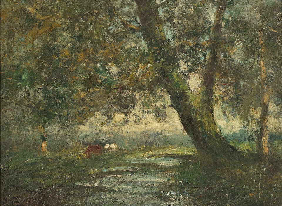 George Boyle (British, 1842-1930) Views by the river - 2