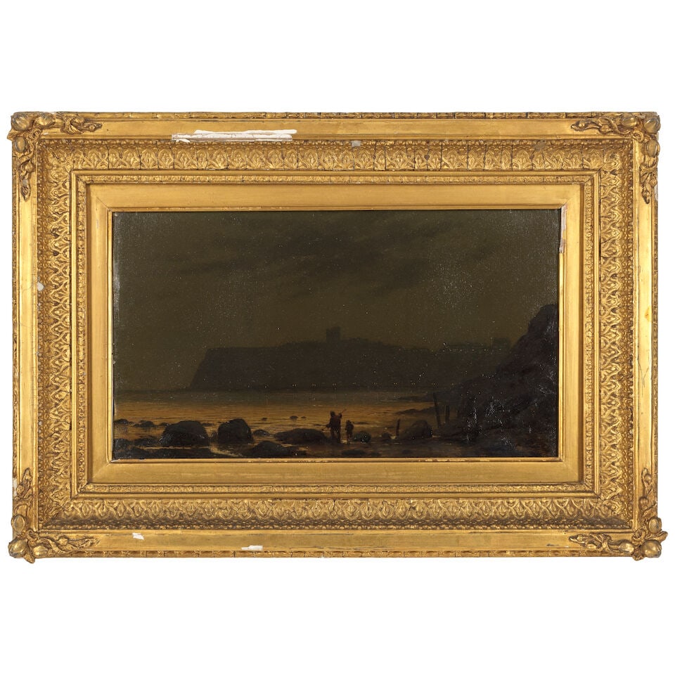 Alphonse Neumans (British 1853-1893) A view of King Edward's Bay, looking south towards Tynemou... - 4