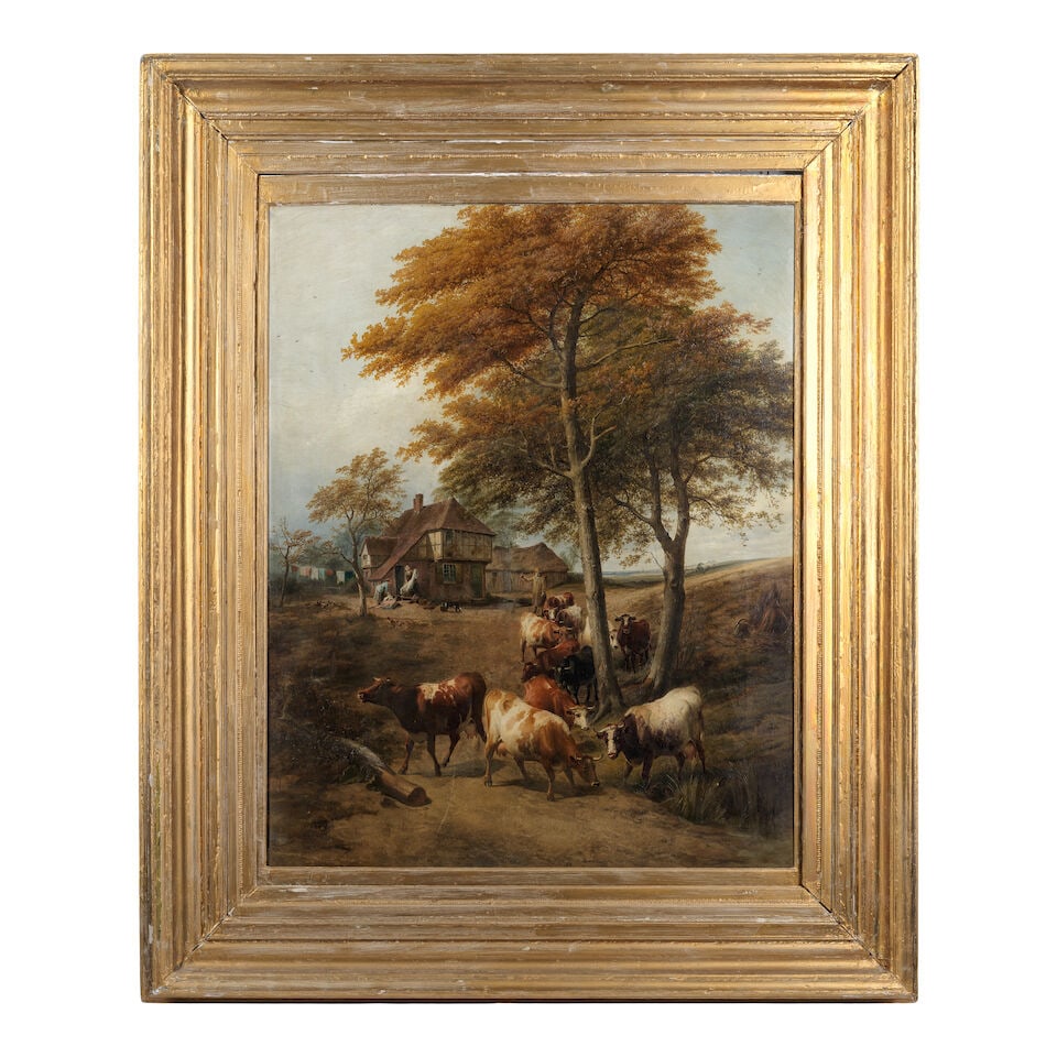 Thomas Sidney Cooper, RA (British, 1803-1902) A morning in October - 2
