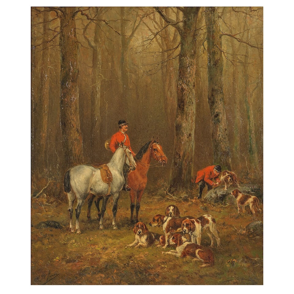 Charles Olivier de Penne (French, 1831-1897) Gentle hands, faithful heart: Charles Olivier de Penne (French, 1831-1897) Gentle hands, faithful heart signed 'C.O.de Penne' (lower left) oil on panel 55 x 47cm (21 5/8 x 18 1/2in). For further information on this lot please