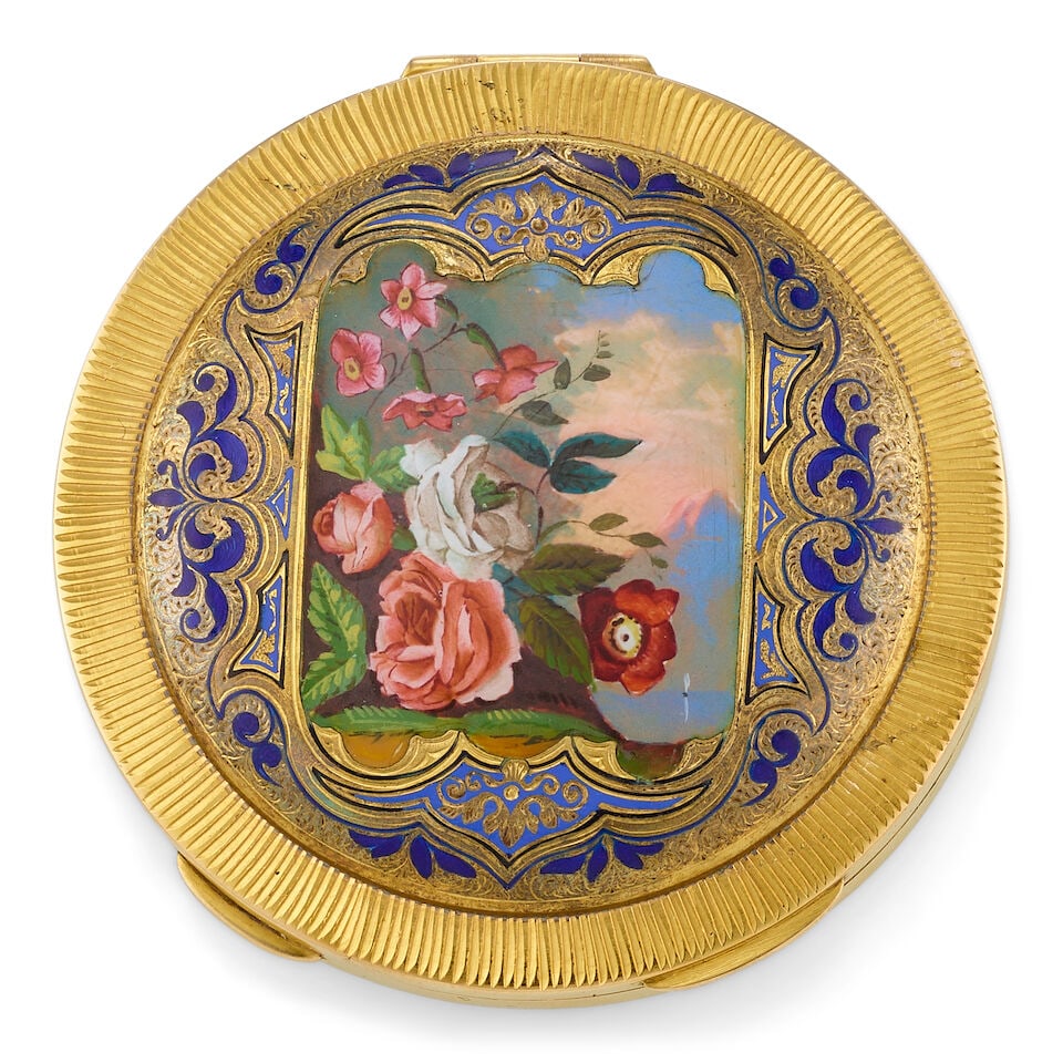 18K GOLD, LEAD, AND EMAMEL COMPACT CASE - 3
