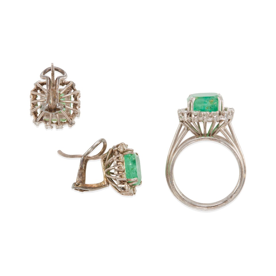 EMERALD AND DIAMOND SET - 2
