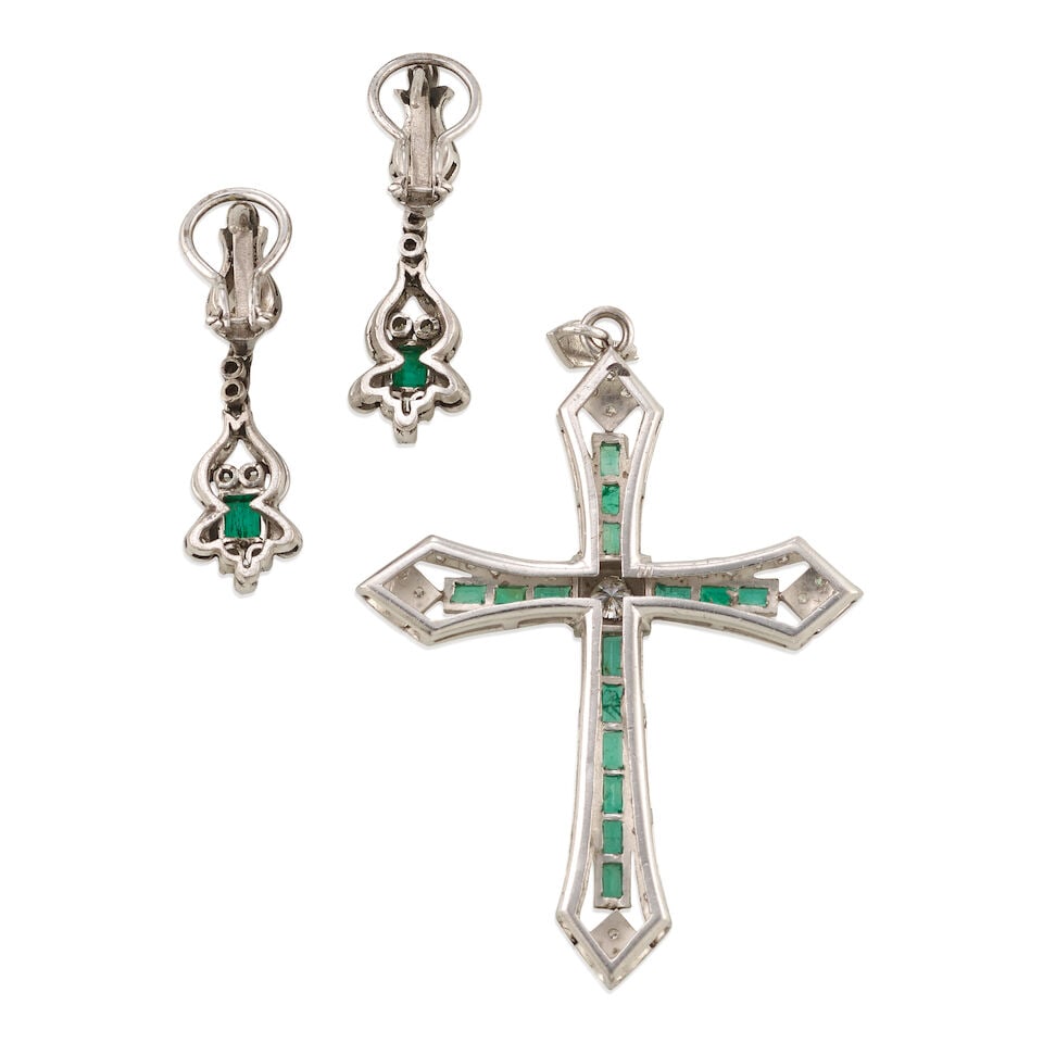 EMERALD AND DIAMOND SET - 2