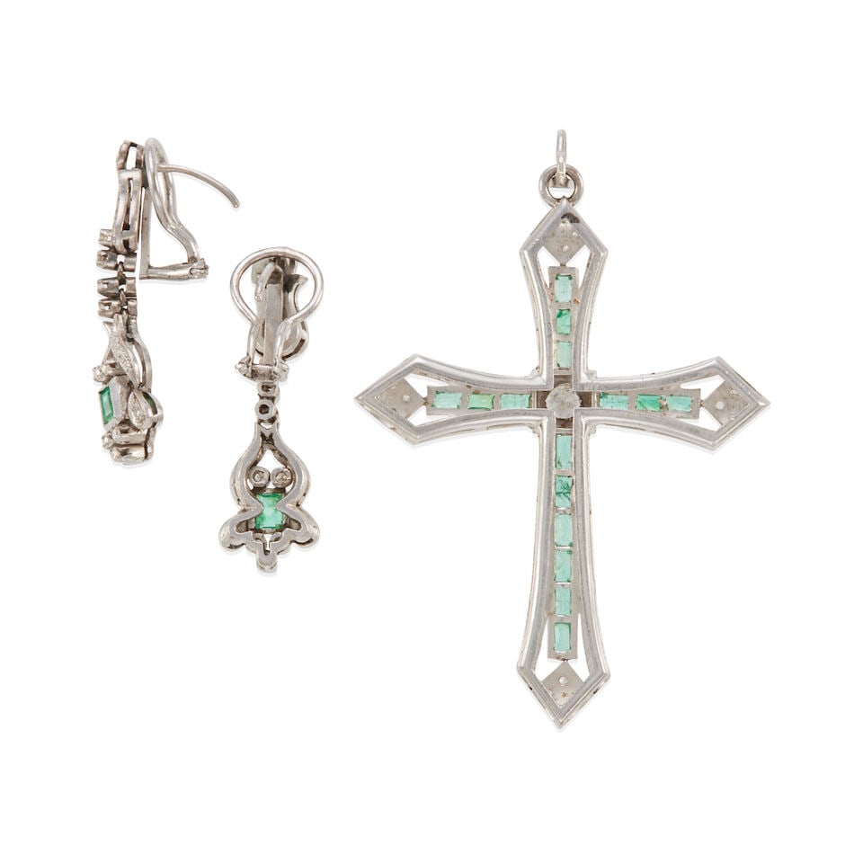 EMERALD AND DIAMOND SET - 3
