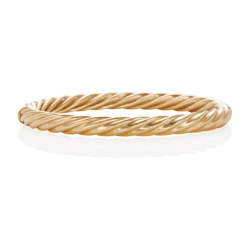 14K GOLD BANGLE BRACELET - 2