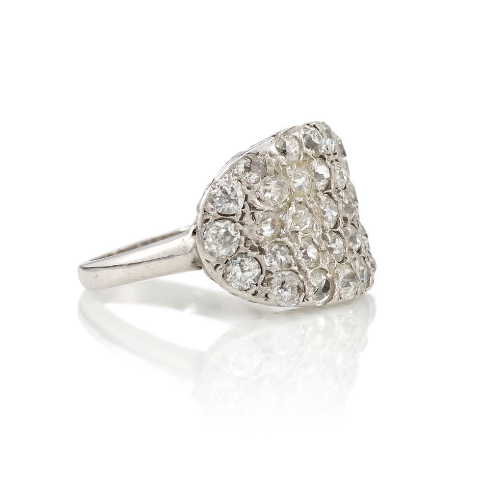 14K GOLD AND DIAMOND RING - 2