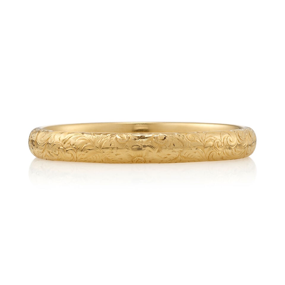 14K GOLD BANGLE - 2