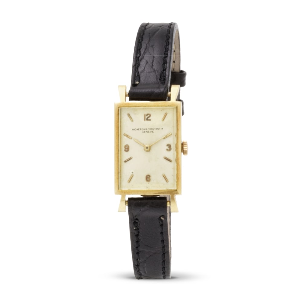 Vacheron & Constantin. An 18K gold manual wind rectangular wristwatch Vacheron & Constantin. Mon... (1 of 1)