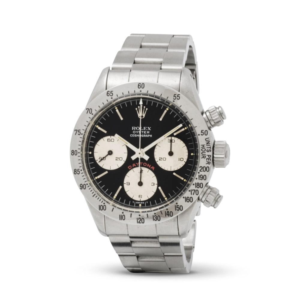 Rolex. A fine and rare stainless steel manual wind chronograph bracelet watch Rolex. Beau et rar... (1 of 1)