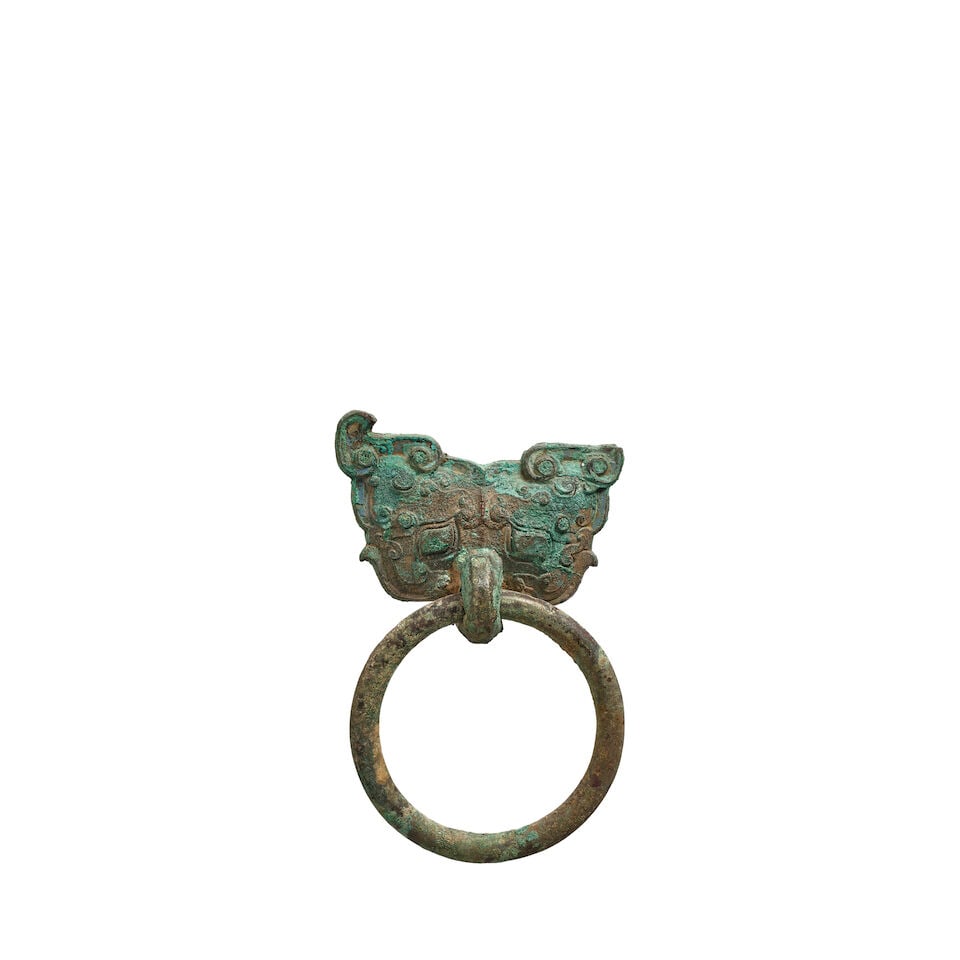 NINE EARLY BRONZE AND GILT BRONZE ARTIFACTS Western Zhou dynasty to Tang dynasty (9) - 2