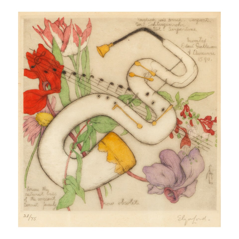 EIGHT SOUTH-ASIAN SUBJECT HAND-COLORED PRINTS Elyse Ashe Lord (1900-1971) (8, framed) - 2