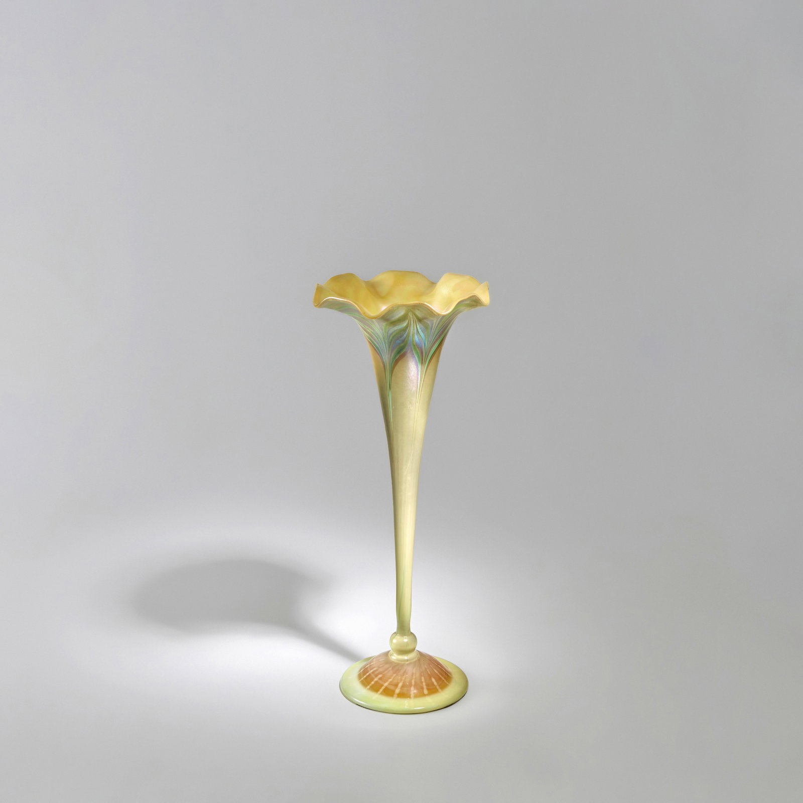 TIFFANY STUDIOS (1885-1930) Large 'Floriform' Vase1905Favrile glass, engraved 'L.C.T. W4243'heig... (1 of 1)