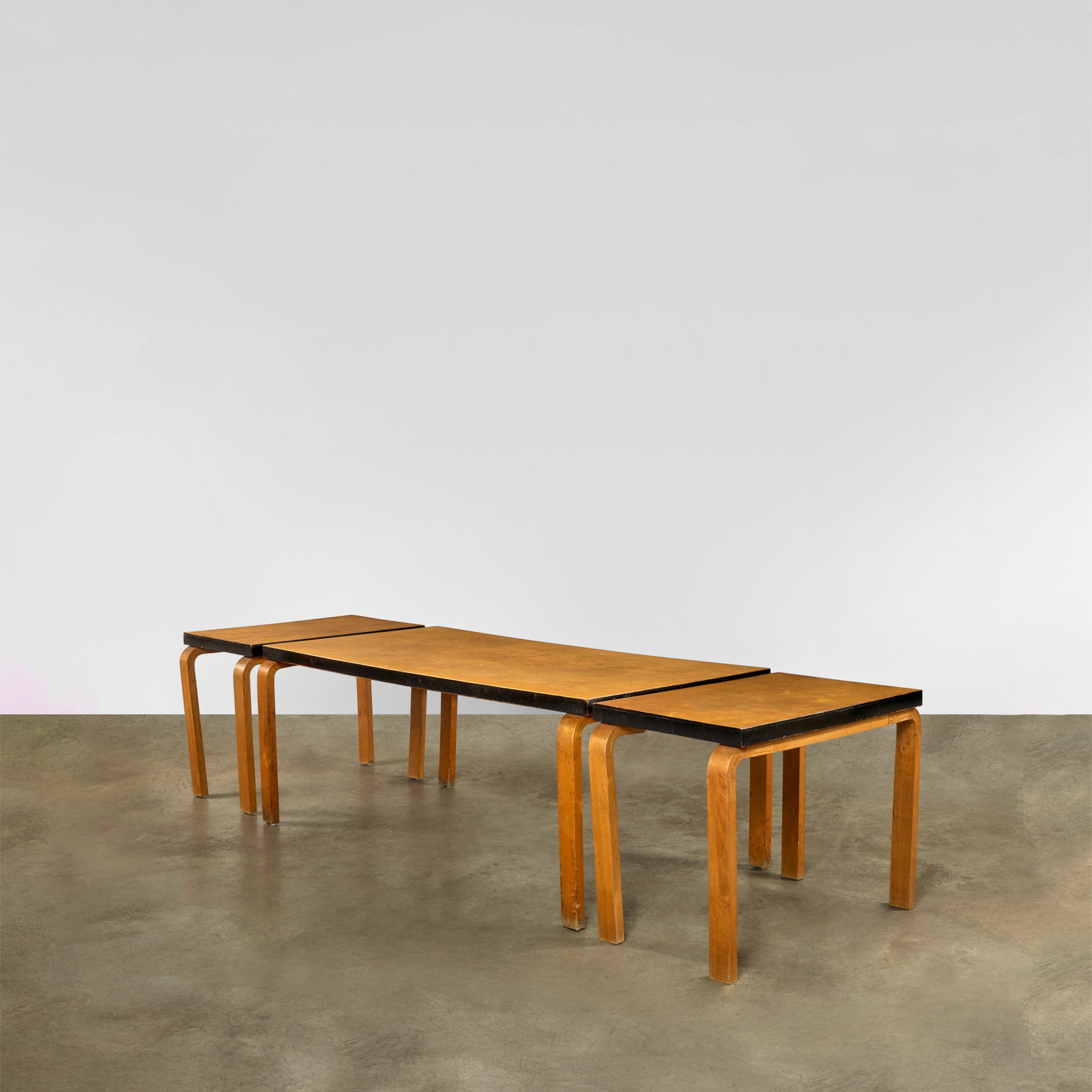 ALVAR AALTO (1898-1976) Architect's Tables circa 1935for Finmar Ltd., ebonized and laminated bir... (1 of 1)